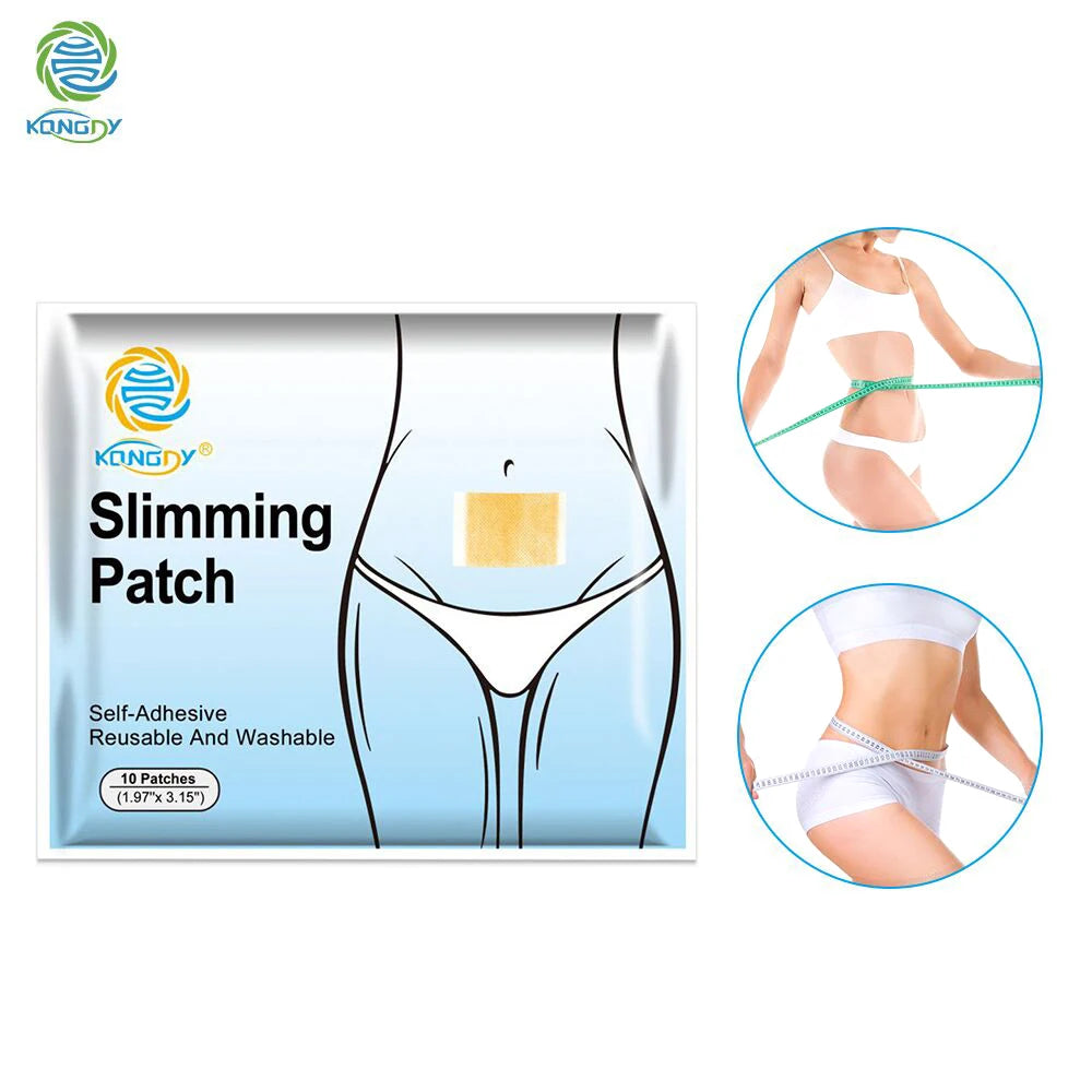 KONGDY 50Bags Weight Loss Patch Slimming Plaster Fast Burning Products Natural Herbs Navel Sticker Body Shaping Patches