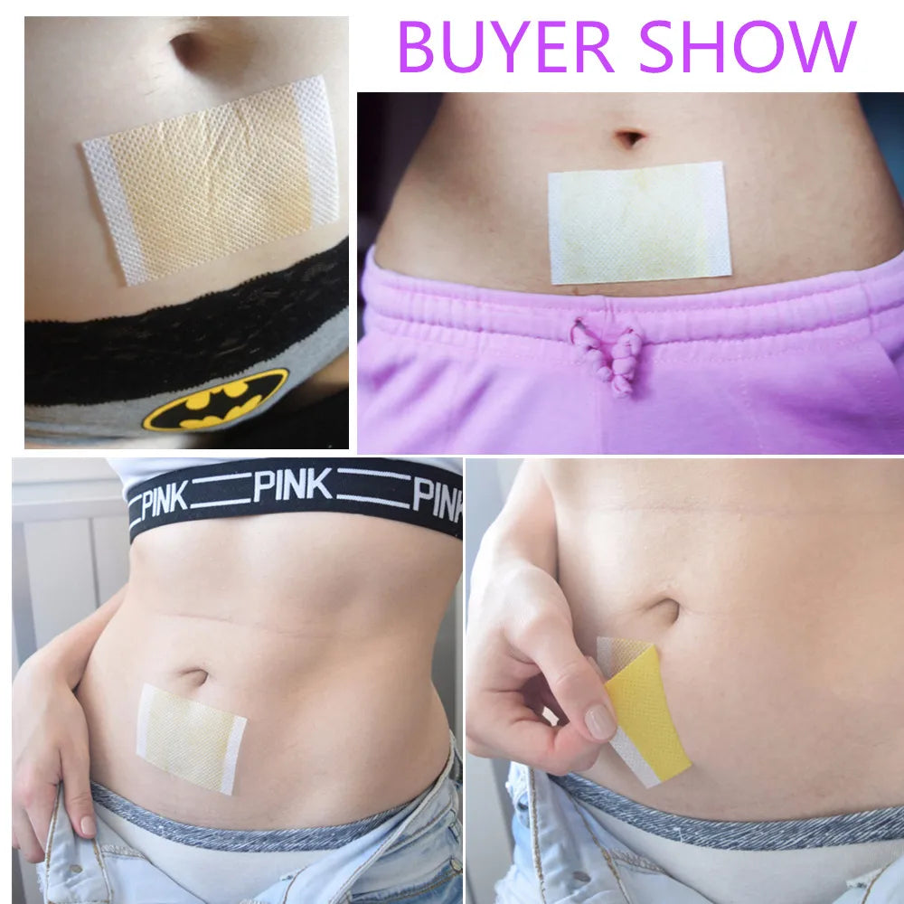 KONGDY 50Bags Weight Loss Patch Slimming Plaster Fast Burning Products Natural Herbs Navel Sticker Body Shaping Patches