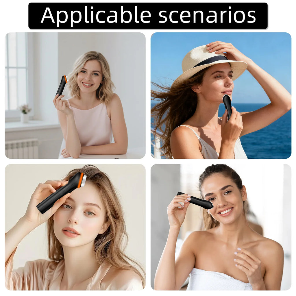 Ager Booster Pro Lifting Face Neck Therapy Device, Anti-Aging Skin Tightening Massager for Pore Refining Skincare Absorption