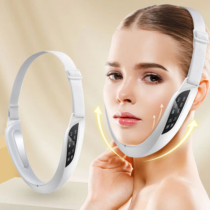 Electric EMS V Face Lifting Beauty Device 6 Modes 8 Levels Micro-current Facial Firming Massager Double Chin Removal Skin Care