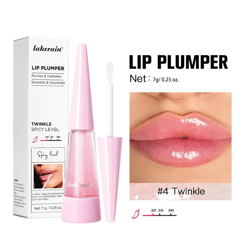 Lip Plumper Nourish Lips Care Moisturizing Transparent Gloss Fragrance Free Plumping Stocking Stuffer Cosmetics