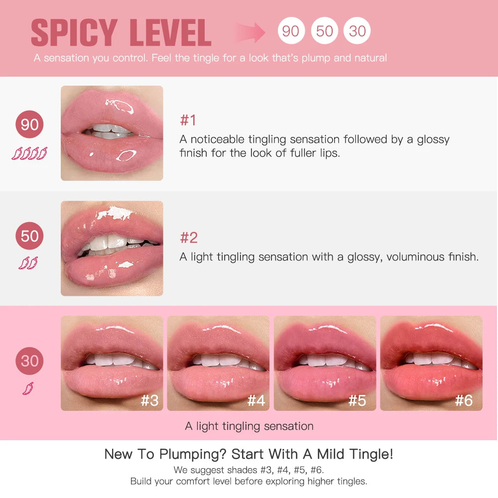 Lip Plumper Oil Instantly Plumping Increase Lip Elasticity Long-lasting Moisturize Lip Plumper Gloss Sexy Beauty Lips Makeup