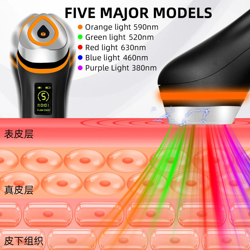 Ager Booster Pro Lifting Face Neck Therapy Device, Anti-Aging Skin Tightening Massager for Pore Refining Skincare Absorption